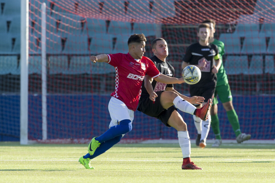 March 17, 2018, Edensor Park, Match action during the NPLNSW U20s Round 2 match between Sydney United 58  vs Blacktown City FC at Sydney United Sports Centre (photos: Damian Briggs/FNSW)