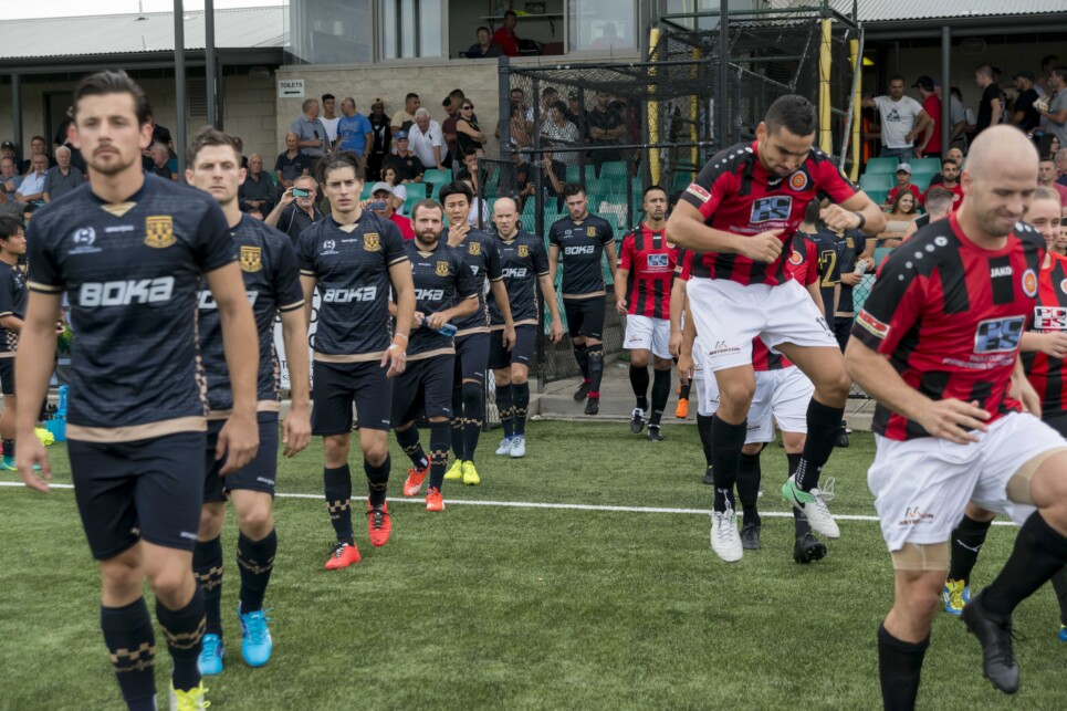 1st - NPL NSW Men's 2018 Round 3 fixture between Rockdale City Suns FC and Sydney United 58 FC on Sunday 25 March 2018 at Ilinden Sports Centre, Rockdale NSW
#NPLNSW  Photo: Ali Erhan