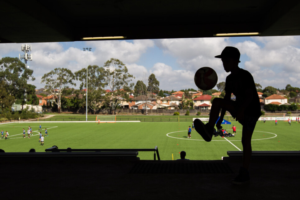 07 April, 2018 - Football NSW SAP Gala Day at Valentine Sports Park, Glenwood, NSW. (Photo by Gavin Leung)